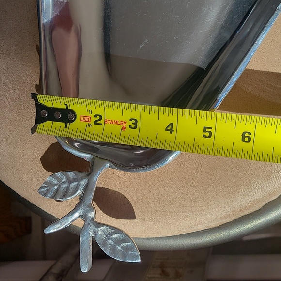 Silver tone 🍐 pear-shaped dish - Picture 11 of 17